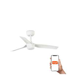 Mini Punt 90cm Smart LED Ceiling Fan White-1