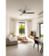 Punt Tub 130cm LED Ceiling Fan Black-2