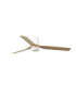 Punt Tub 130cm LED Ceiling Fan White Light Wood Blades-1