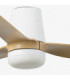 Punt Tub 130cm LED Ceiling Fan White Light Wood Blades-3