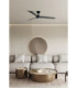 Rudder 132cm LED Ceiling Fan Matt Black Walnut Blade 3 Blade Reversible -2