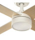 Rudder 132cm LED Ceiling Fan Matt White 4 Blade Reversible -3