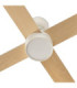 Rudder 132cm LED Ceiling Fan Matt White 4 Blade Reversible -4