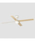 Rudder 132cm LED Ceiling Fan Matt White 4 Blade Reversible -6