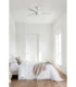 Rudder 132cm Smart LED Ceiling Fan Matt White 3 Blade Reversible -2