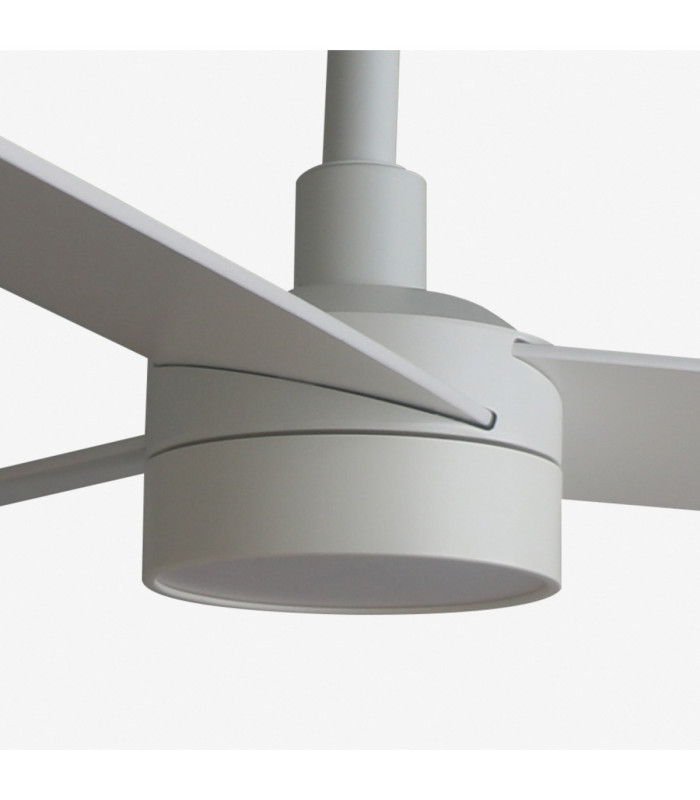 Rudder 132cm Smart LED Ceiling Fan Matt White 3 Blade Reversible -3