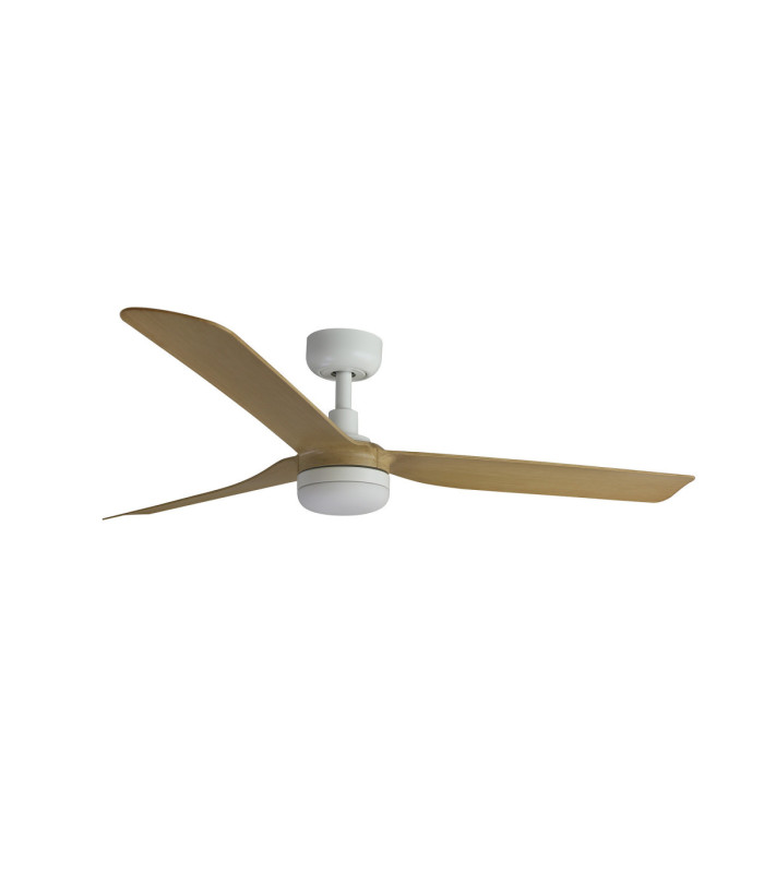 Punt 130cm LED Ceiling Fan White Light Wood Blades-1