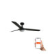 Punt 130cm Smart LED Ceiling Fan Black-1