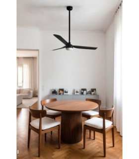 Punt 130cm Smart LED Ceiling Fan Black-2