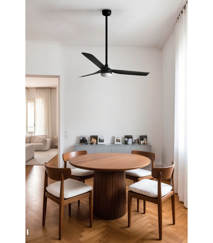 Punt 130cm Smart LED Ceiling Fan Black-2