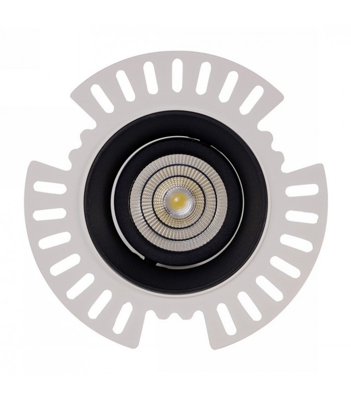 LED Recessed Tiltable Downlight, Black Trimless, 40 deg. Beam Angle, 780lm, 4000K, IP20, DRIVER NOT INC. - 6