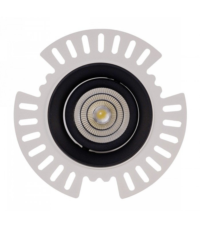LED Recessed Tiltable Downlight, Black Trimless, 40 deg. Beam Angle, 780lm, 4000K, IP20, DRIVER NOT INC. - 10