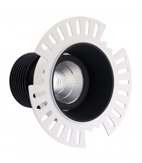 LED Recessed Tiltable Downlight, Black Trimless, 60 deg. Beam Angle, 780lm, 4000K, IP20, DRIVER NOT INC. - 2