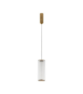 Essenzo Slim Pendant Ceiling Light Antique Brass Triac Dimmable LED 7W 385lm 3000K-1
