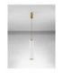 Essenzo Slim Pendant Ceiling Light Antique Brass Triac Dimmable LED 12W 660lm 3000K-3