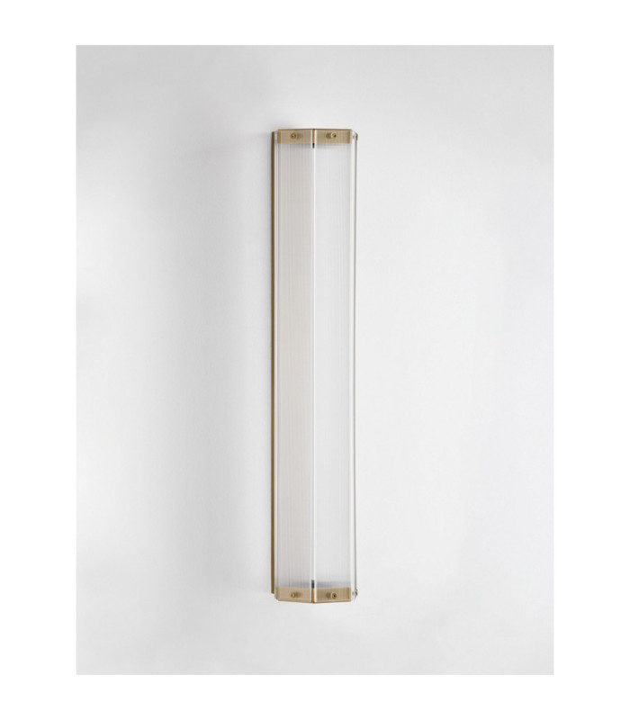 Essenzo Integrated LED Wall Lamp Antique Brass LED 10W 550lm 3000K-3