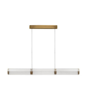 Essenzo Bar Pendant Ceiling Light Antique Brass Triac Dimmable LED 24W 1320lm 3000K-1