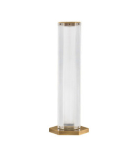Essenzo Integrated LED Table Lamp Antique Brass LED 11W 605lm 3000K-1