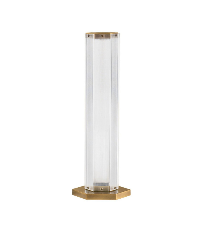 Essenzo Integrated LED Table Lamp Antique Brass LED 11W 605lm 3000K-1