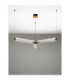 Essenzo Integrated LED Pendant Ceiling Light Antique Brass Triac Dimmable LED 23W 1265lm 3000K-4