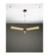 Essenzo Integrated LED Pendant Ceiling Light Antique Brass Triac Dimmable LED 23W 1265lm 3000K-5