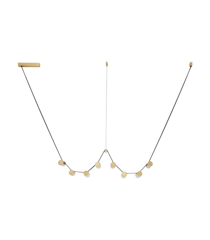 Luma Integrated LED Pendant Ceiling Light Antique Brass Triac Dimmable LED 31W 1705lm 3000K-1