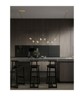 Luma Integrated LED Pendant Ceiling Light Antique Brass Triac Dimmable LED 31W 1705lm 3000K-2