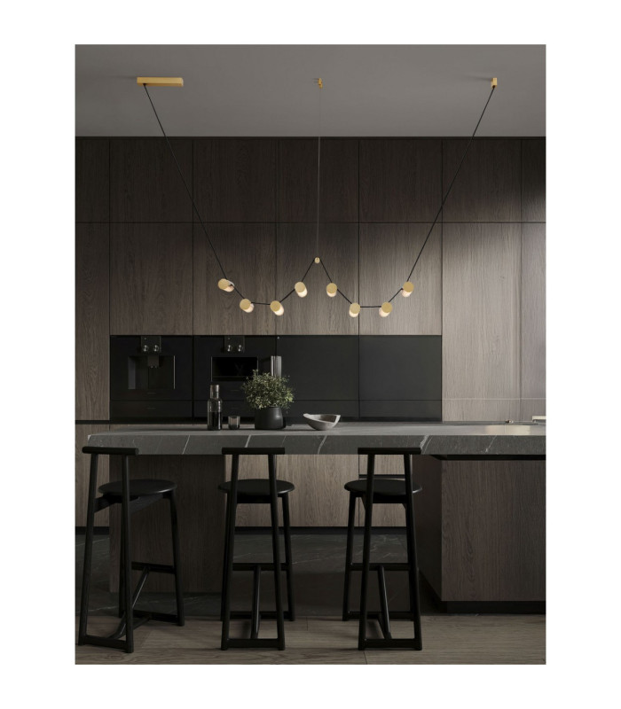 Luma Integrated LED Pendant Ceiling Light Antique Brass Triac Dimmable LED 31W 1705lm 3000K-2