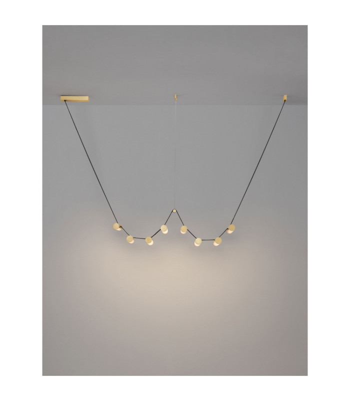 Luma Integrated LED Pendant Ceiling Light Antique Brass Triac Dimmable LED 31W 1705lm 3000K-4