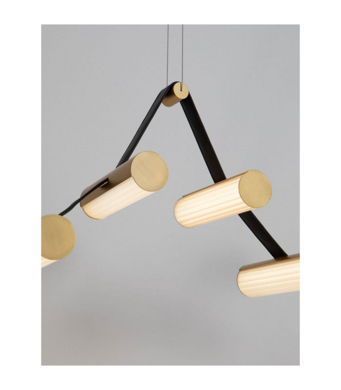 Luma Integrated LED Pendant Ceiling Light Antique Brass Triac Dimmable LED 31W 1705lm 3000K-6