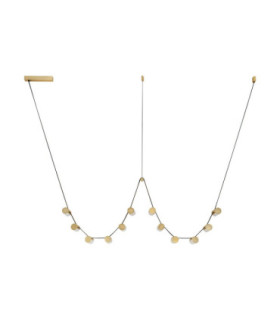 Luma Integrated LED Pendant Ceiling Light Antique Brass Triac Dimmable LED 52W 2860lm 3000K-1