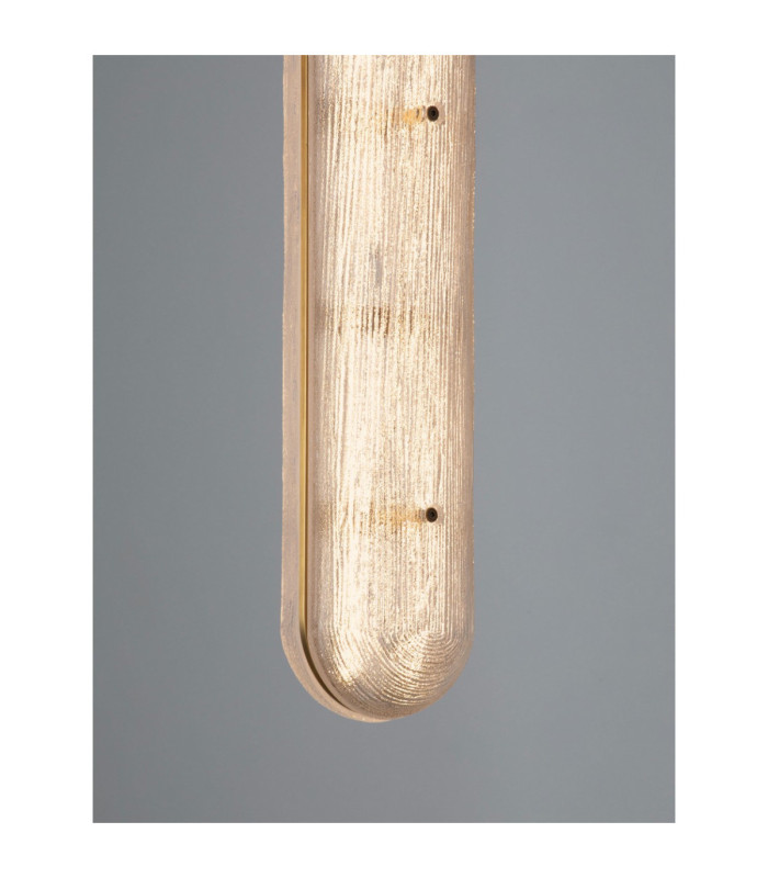 Gloree Slim Pendant Ceiling Light Antique Brass Triac Dimmable LED 20W 1200lm 3000K-7