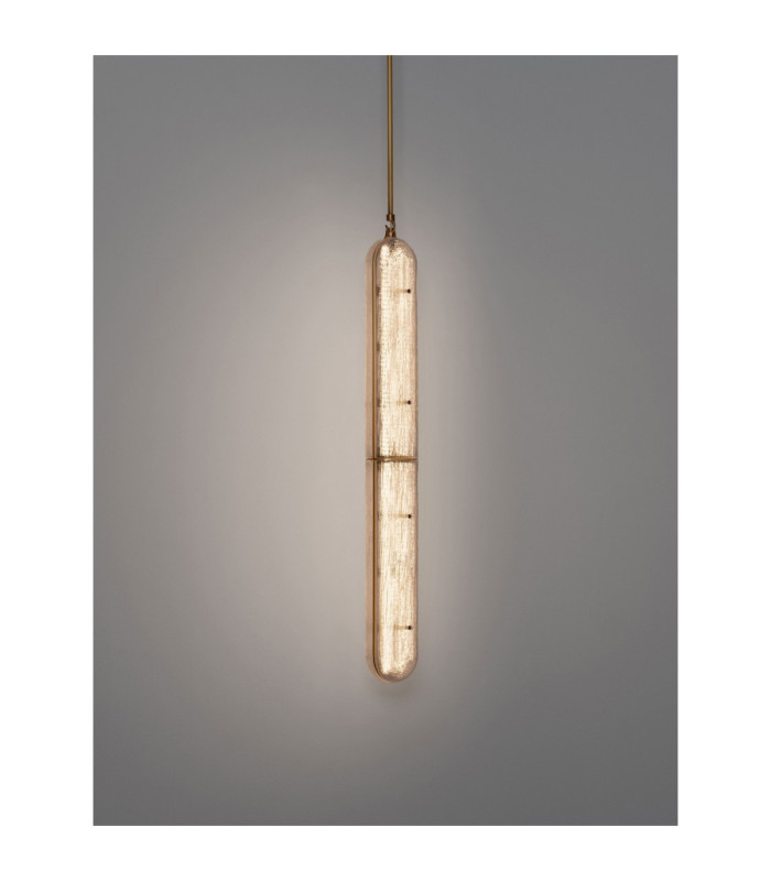 Gloree Slim Pendant Ceiling Light Antique Brass Triac Dimmable LED 20W 1200lm 3000K-8