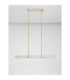 Gloree Bar Pendant Ceiling Light Antique Brass Triac Dimmable LED 23W 1380lm 3000K-3