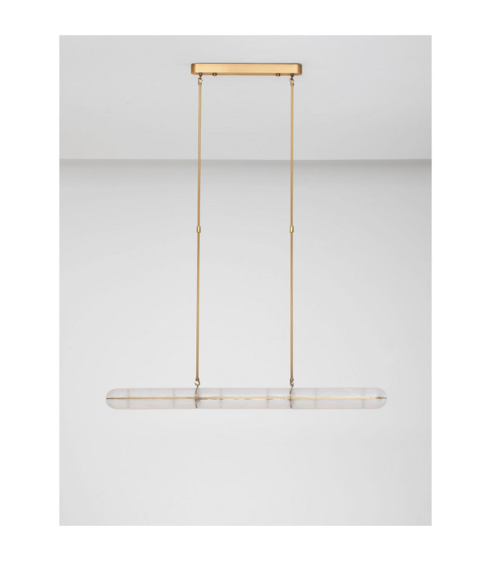 Gloree Bar Pendant Ceiling Light Antique Brass Triac Dimmable LED 23W 1380lm 3000K-3