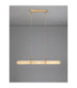 Gloree Bar Pendant Ceiling Light Antique Brass Triac Dimmable LED 23W 1380lm 3000K-4