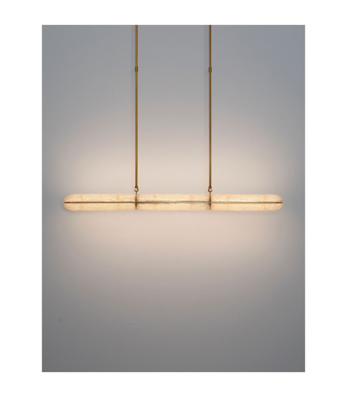 Gloree Bar Pendant Ceiling Light Antique Brass Triac Dimmable LED 23W 1380lm 3000K-9