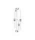 Gloree Integrated LED Wall Lamp Antique Brass LED 12W 720lm 3000K-9