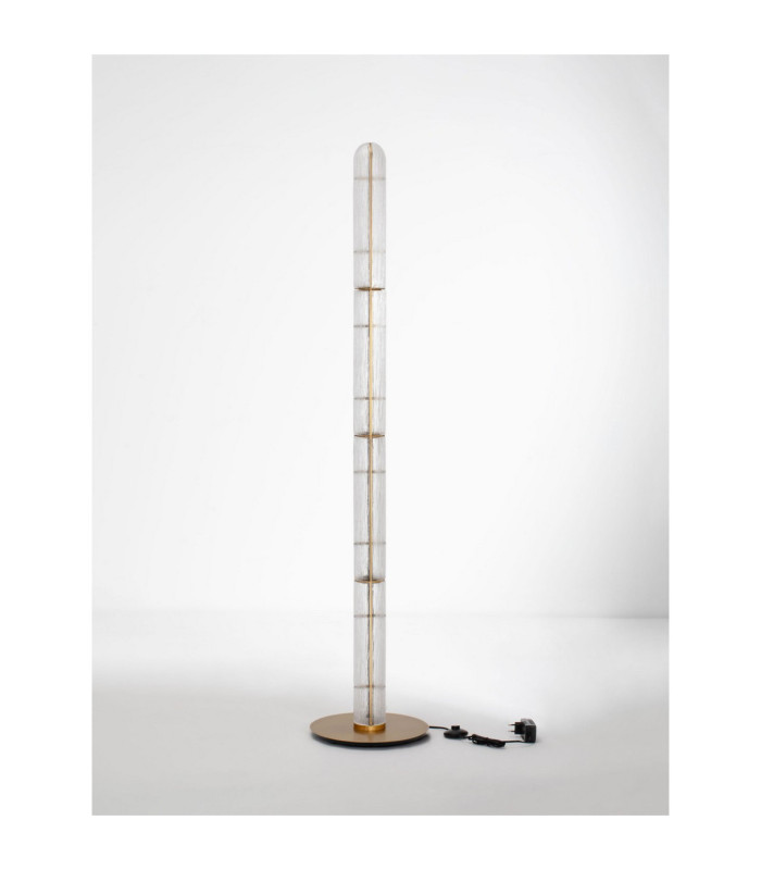 Gloree LED Integrated Floor Lamp Antique Brass LED 33W 1980lm 3000K-3
