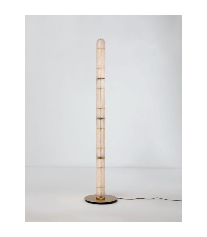 Gloree LED Integrated Floor Lamp Antique Brass LED 33W 1980lm 3000K-4