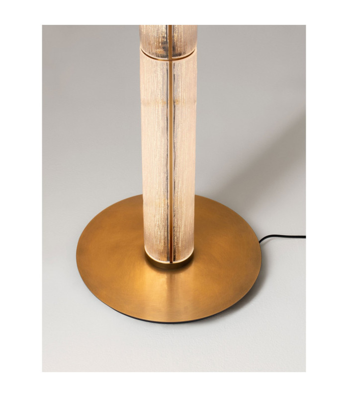 Gloree LED Integrated Floor Lamp Antique Brass LED 33W 1980lm 3000K-6