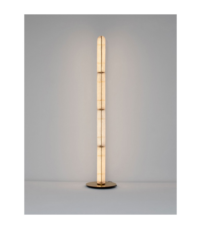 Gloree LED Integrated Floor Lamp Antique Brass LED 33W 1980lm 3000K-7