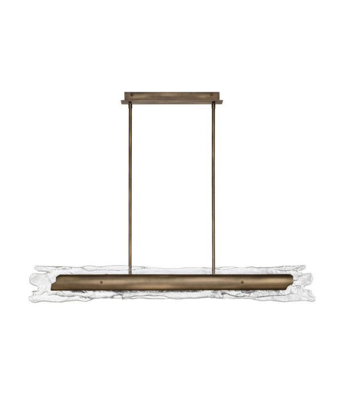 Velar Bar Pendant Ceiling Light Antique Brass Triac Dimmable LED 56W 1161lm 3000K-1