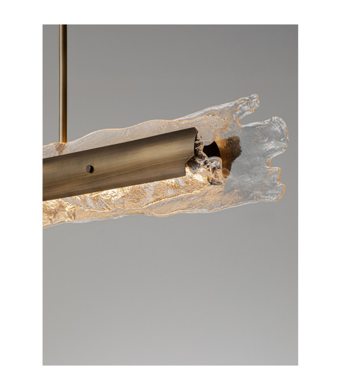 Velar Bar Pendant Ceiling Light Antique Brass Triac Dimmable LED 56W 1161lm 3000K-5