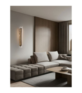 Velar Integrated LED Wall Lamp Antique Brass Triac Dimmable LED 24W 355lm 3000K-2
