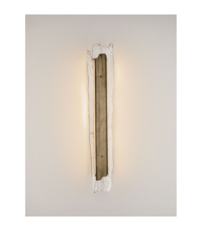 Velar Integrated LED Wall Lamp Antique Brass Triac Dimmable LED 24W 355lm 3000K-4