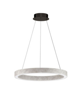 Valley Integrated LED Pendant Ceiling Light Natural Marble Black Triac Dimmable LED 30W 1950lm 3000K-1