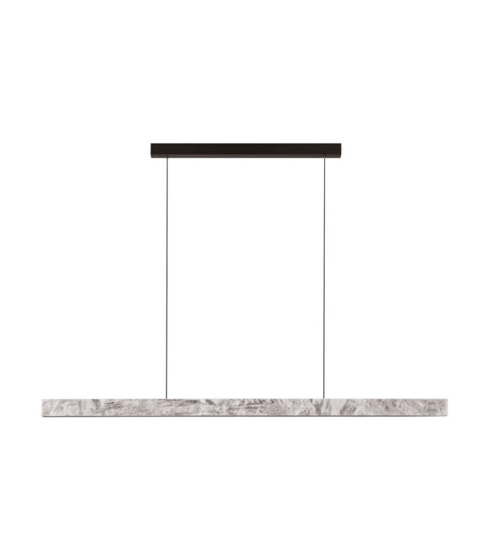 Valley Bar Pendant Ceiling Light Natural Marble Black Triac Dimmable LED 33W 1980lm 3000K-1