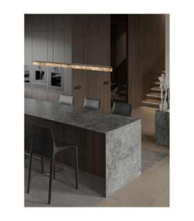 Valley Bar Pendant Ceiling Light Natural Marble Black Triac Dimmable LED 33W 1980lm 3000K-2