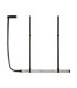 Valley Bar Pendant Ceiling Light Natural Marble Black Triac Dimmable LED 25W 1500lm 3000K-1